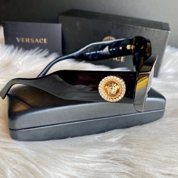 Versace Medusa Crystal Sunglasses main image 4